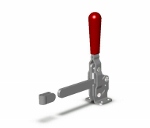 207-S Destaco Vertical Handle Hold Down Clamp, Solid bar, Flanged Base, 475lbs Holding Capacity
